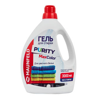  Гель для стирки Maunfeld MWL3000PC Purity Max color 3000мл 