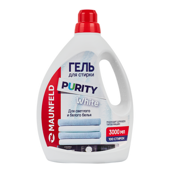  Гель для стирки Maunfeld MWL3000PW Purity White 3000мл 