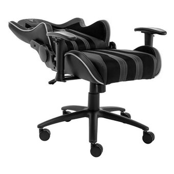  Кресло игровое ZONE 51 Gravity Z51-GRV-B на колесиках, эко.кожа/замшевая ткань, черный 