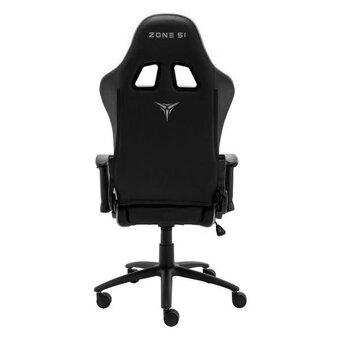  Кресло игровое ZONE 51 Gravity Z51-GRV-B на колесиках, эко.кожа/замшевая ткань, черный 