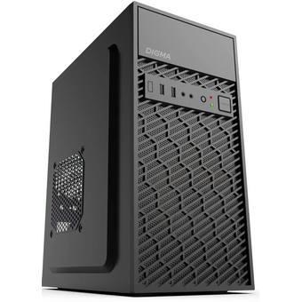  Корпус Digma DCC-MN303 черный без БП mATX 1x80mm 2x120mm 1xUSB2.0 1xUSB3.0 audio 