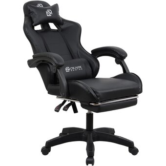  Кресло игровое OKLICK Camper 2006678 черный сиденье черный искусст.кожа/сетка с подголов. крестов. пластик черный подст.для ног 