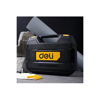  Набор торцевых головок и ключей Deli DL1044 44 предмета 
