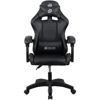  Кресло игровое OKLICK Drifter 2006658 черный сиденье черный искусст.кожа/сетка с подголов. крестов. пластик черный 