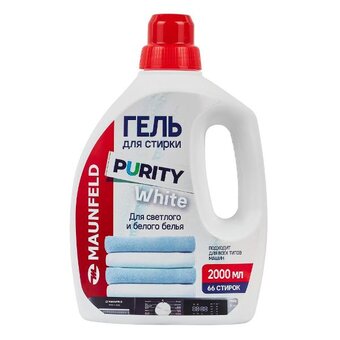  Гель для стирки Maunfeld MWL2000PW Purity White 2000мл 