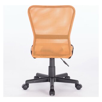  Кресло BRABIX Smart MG-313 (531844) на колесиках, сетка/ткань, черный/оранжевый 