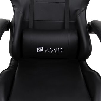  Кресло игровое OKLICK Drifter 2006658 черный сиденье черный искусст.кожа/сетка с подголов. крестов. пластик черный 