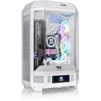  Корпус Thermaltake The Tower 300 белый (CA-1Y4-00S6WN-00) без БП miniITX 8x120mm 6x140mm 2xUSB3.0 audio bott PSU 