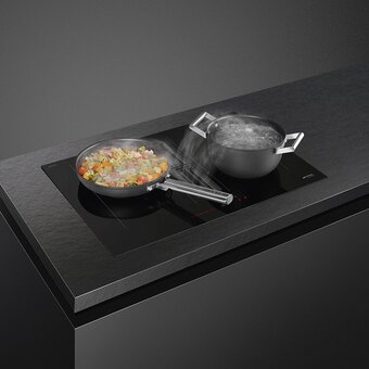  Варочная поверхность со встроенной вытяжкой Smeg HOBD472D2 