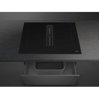  Варочная поверхность со встроенной вытяжкой Smeg HOBD472D2 