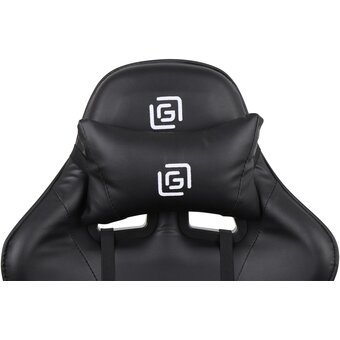  Кресло игровое OKLICK Camper 2006678 черный сиденье черный искусст.кожа/сетка с подголов. крестов. пластик черный подст.для ног 
