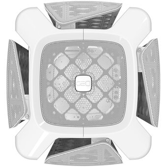  Корпус Geometric Future Model 2 The Ark White (1AM2AKWT00101) / mini tower, mATX 