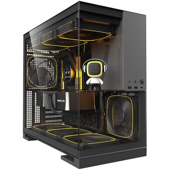  Корпус Geometric Future Model 5 Black Gray (1AM5WKBK00100) / mid tower, E-ATX 