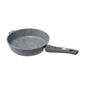  Сковорода Мечта Premium 020901 grey 20см, АП, съемная ручка 