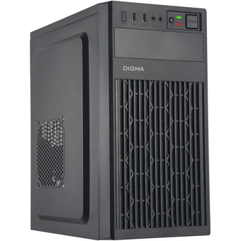  Корпус Digma DCC-MN302 черный без БП mATX 1x80mm 2x120mm 1xUSB2.0 1xUSB3.0 audio 