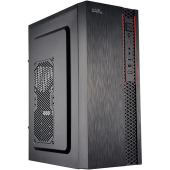  Корпус KingPrice KPCC-MD202 черный без БП ATX 1x80mm 4x120mm 2xUSB2.0 audio 
