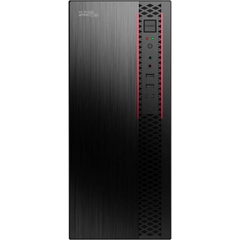  Корпус KingPrice KPCC-MD202 черный без БП ATX 1x80mm 4x120mm 2xUSB2.0 audio 