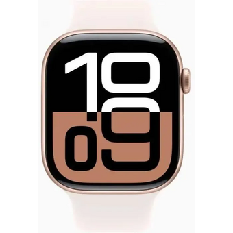  Smart-часы Apple Watch Series 10 MWWT3LW/A 46мм OLED корп.розовое золото Sport Loop рем.белый разм.брасл. S/M 