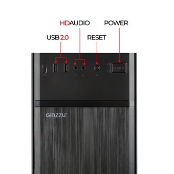  Корпус Ginzzu A420 ATX 