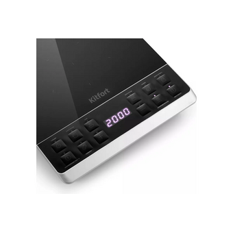  Настольная плита Kitfort КТ-139 серебристый/черный 