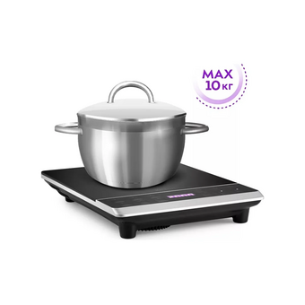  Настольная плита Kitfort КТ-139 серебристый/черный 