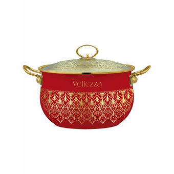  Набор кастрюль VELLEZZA VZ-1004RD 