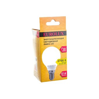 Лампа светодиодная Eurolux LL-E-G45-7W-230-2 