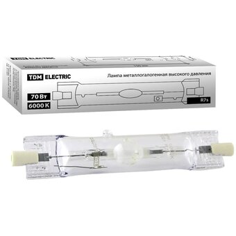  Лампа металлогалогенная TDM ELECTRIC ДРИ (SQ0325-0012) 70 Вт 6000 К Rх7s 