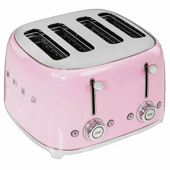  Тостер Smeg TSF03PKEU розовый 