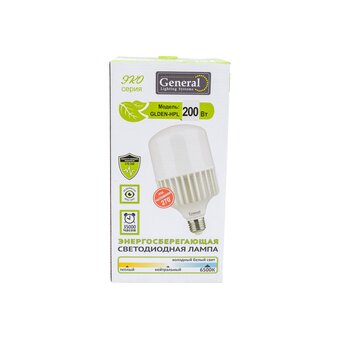  Лампа светодиодная General Lighting Systems GLDEN-HPL-200ВТ-230-E40-6500 (661160) 