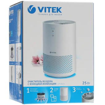  Воздухоочиститель Vitek 8553-VT-01 25Вт белый 