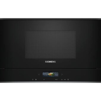  Встраиваемая микроволновая печь Siemens BF722L1B1 черный 