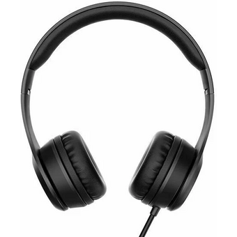  УЦ Наушники полноразмерные HOCO W21 Graceful charm wire control чёрный (плохая упаковка) 