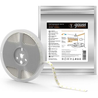  Светодиодная лента GAUSS Elementary 355000105 4.8Вт 5м 