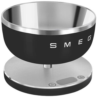  Кухонные весы SMEG KSC01BLMWW матовый черный 