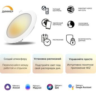  Умный светильник потолочный GAUSS Smart Home 2020122 