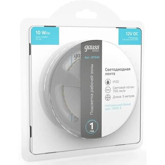  Светодиодная лента GAUSS Basic BT040 50Вт 5м 