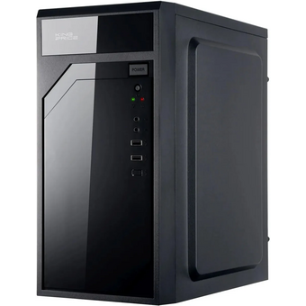  Корпус KingPrice KPCC-MN208 черный без БП mATX 1x80mm 2x120mm 2xUSB2.0 audio 