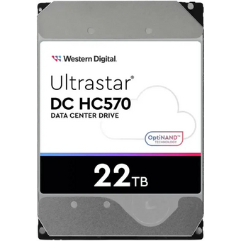  HDD WD Ultrastar DC HC570 WUH722222ALE6L4 SATA-III 22TB Server 512E (7200rpm) 512Mb 3.5" 