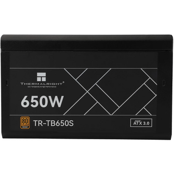  Блок питания Thermalright TR-TB650S 650W 80+ Bronze (ATX, 3, Non-modular, 1x24(20+4)pin 550mm, 1xCPU*2 8(4+4)pin 600+150mm, 1xPCIe*2 8(6+2)pin) 