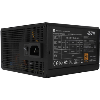  Блок питания Thermalright TR-TB650S 650W 80+ Bronze (ATX, 3, Non-modular, 1x24(20+4)pin 550mm, 1xCPU*2 8(4+4)pin 600+150mm, 1xPCIe*2 8(6+2)pin) 