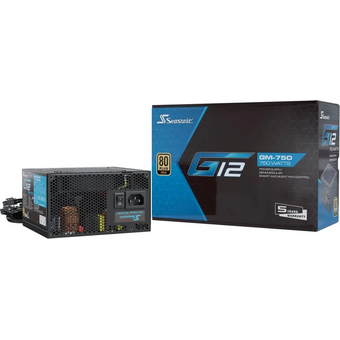  Блок питания Seasonic G12 GM-750 (g12 gm-750 ssr-750fm), 750Вт, 120мм, черный, retail 