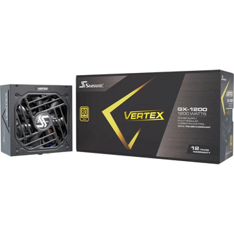  Блок питания Seasonic Vertex GX-1200 (vertex gx-1200 12122gxafs), 1200Вт, 135мм, черный, retail 
