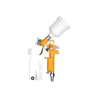  Краскопульт пневматический с верхним бачком DEKO DKSG125P HVLP 018-0929 