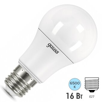  Лампа GAUSS E27 102502316 LED груша 16Вт одна шт. 