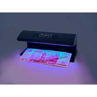  Детектор банкнот Pro 7 Led Т-06742 просмотровый мультивалюта 