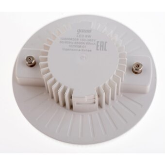  Лампа GAUSS GX53 108008308 LED таблетка 8Вт одна шт. 