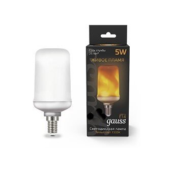  Лампа GAUSS E14 157401105 LED свеча 5Вт одна шт. 