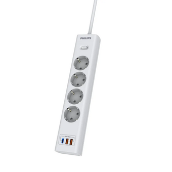  Сетевой фильтр Philips CHP4346WC/51 белый 