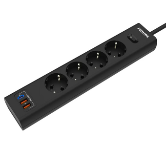  Сетевой фильтр Philips CHP4346BA/51 черный 